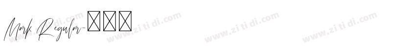 Mark Regular字体转换